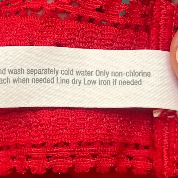 On Gossamer NWT Hip G Mesh Thong in Salsa Red Size S/XS - Picture 9 of 11